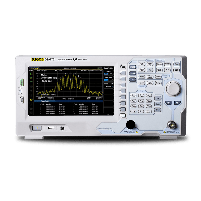 DSA800系列频谱分析仪