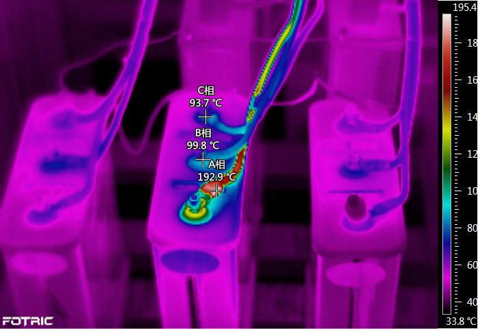 FOTRIC手持热像仪进行电气巡检
