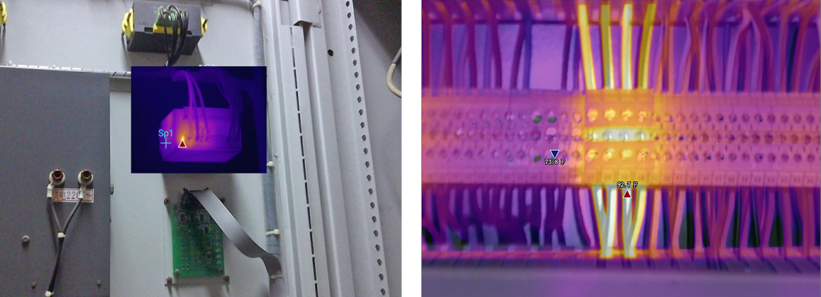 飞础科 340L手持热成像仪4种图像模式